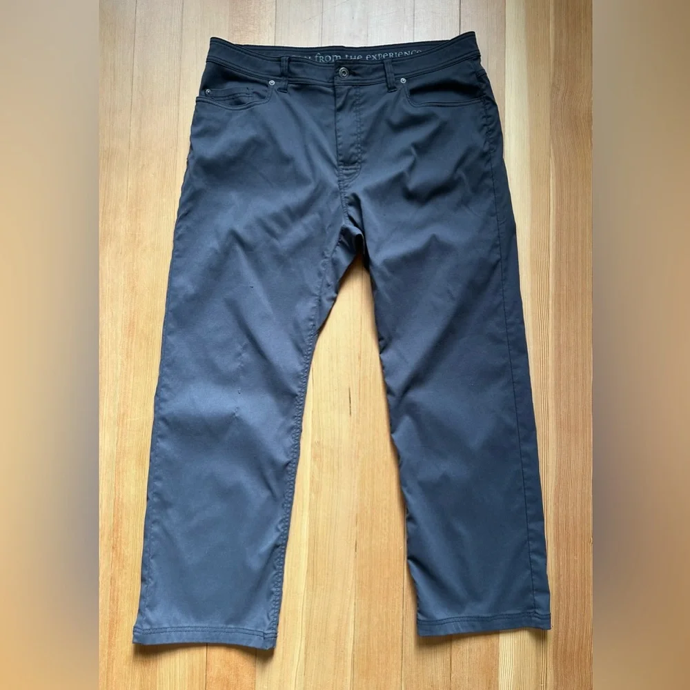 PRANA Hiking Pants Slim Fit Outdoors Men’s 38x30 *FLAWS* - Picture 2 of 13